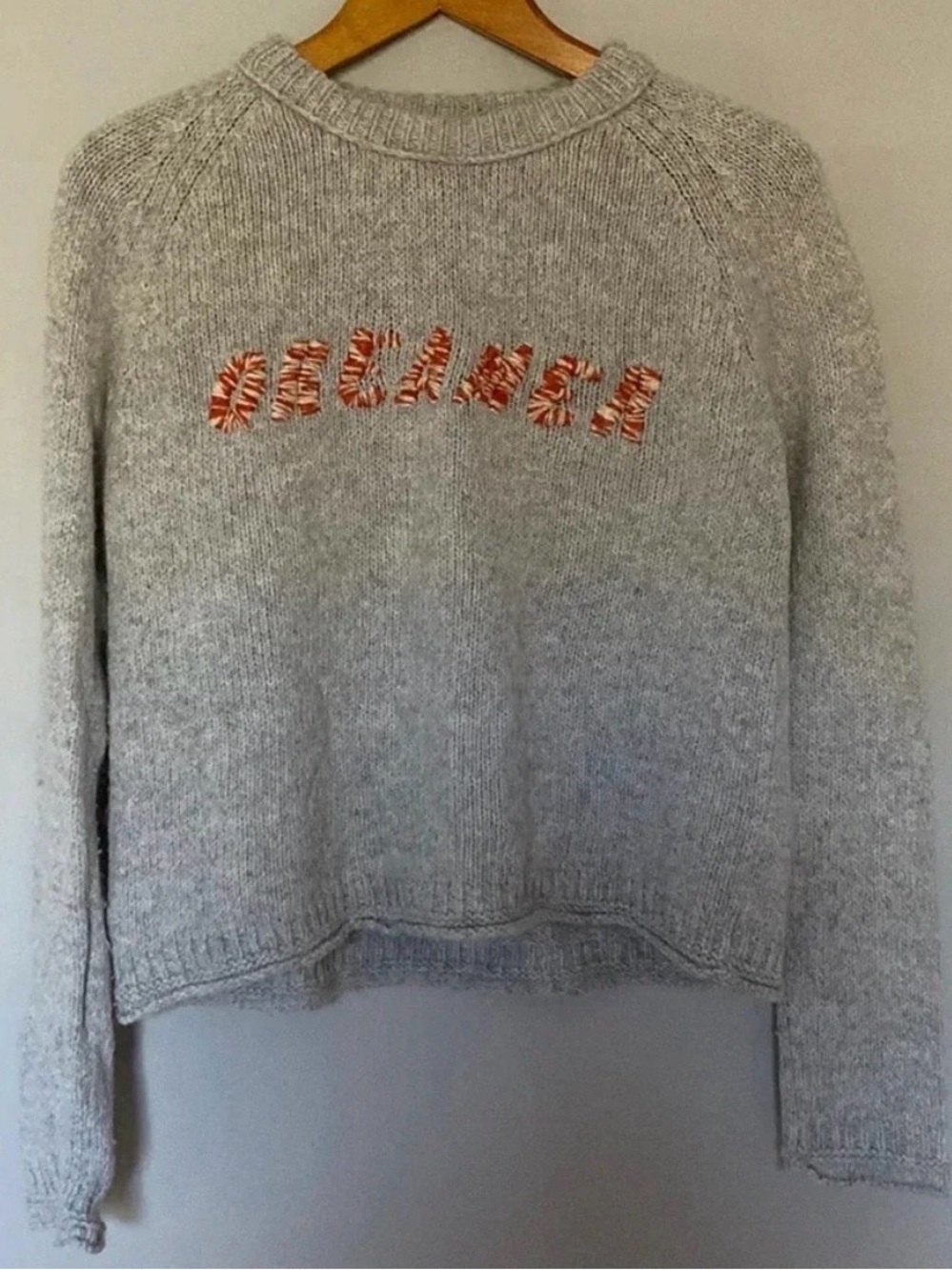 Madewell Dreamer Embroidered Keaton Pullover Sweater size Extra Small